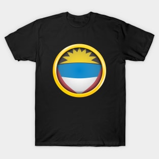 Country Flag of Antigua and Barbuda T-Shirt